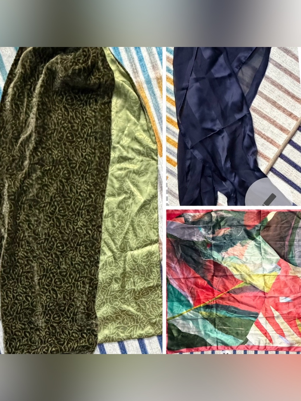 Phillip Lim Adrinenne Vittadini silk scarfs BUNDLE